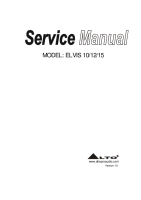 Alto Elvis-15 - Service Manual